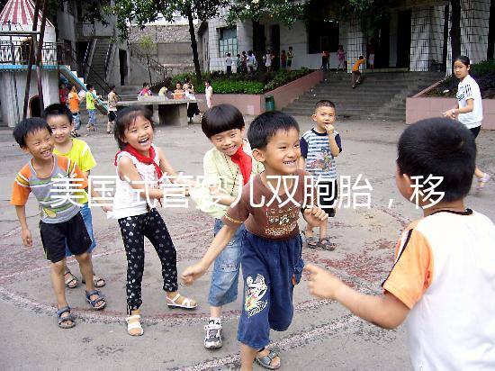 美國試管嬰兒雙胞胎,移植幾顆胚胎把握最大?有多大?