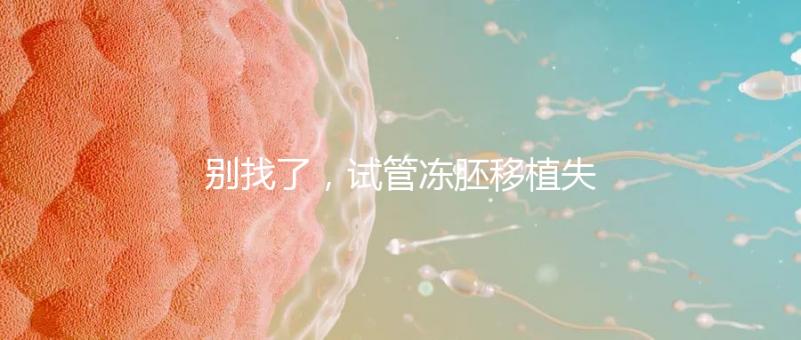 別找了，試管凍胚移植失敗的10大原因全在這里！