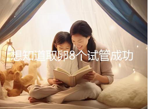 想知道取卵8個試管成功率看這，配成幾個胚胎起決定性作用