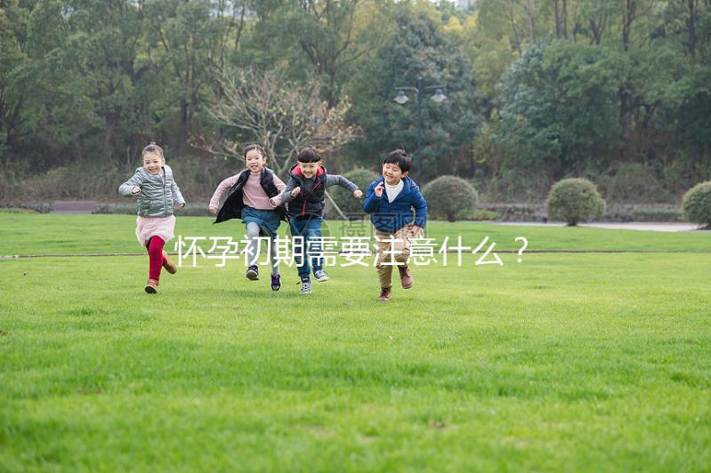 懷孕初期需要注意什么？