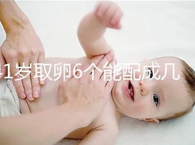 41歲取卵6個能配成幾個分人，達到這個正常數量孕路無阻